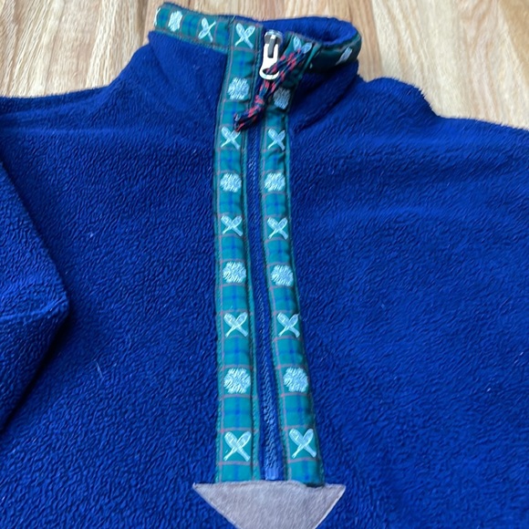 Vintage EMS winter themed pullover fleece size small - Picture 3 of 5